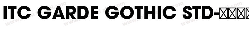 ITC GARDE GOTHIC STD字体转换